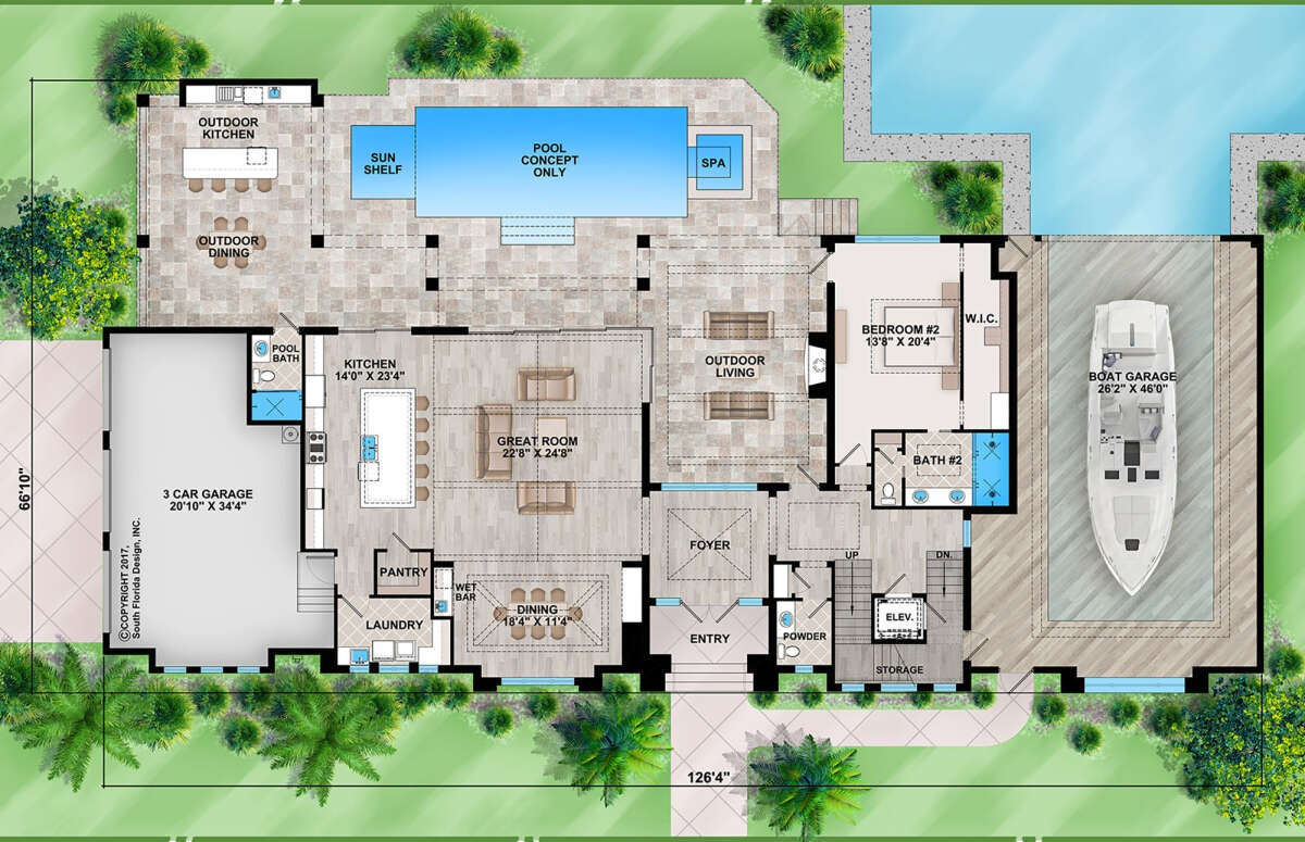 Main Floor  for House Plan #5565-00029