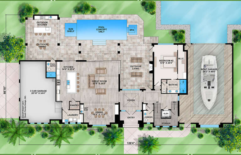 House Plan House Plan #25552 Drawing 1