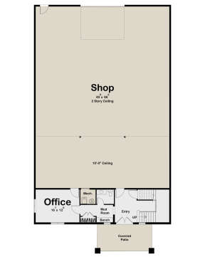 Garage Floor for House Plan #963-00562