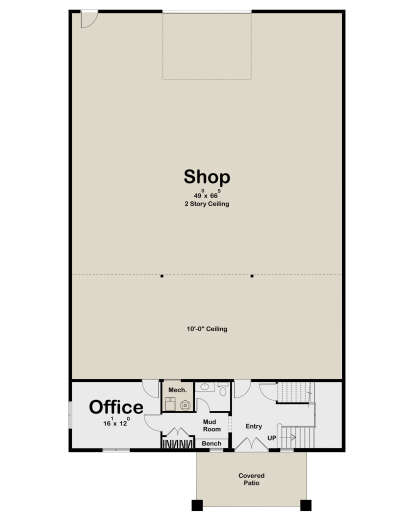 Garage Floor for House Plan #963-00562