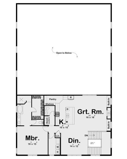 Second Floor for House Plan #963-00562