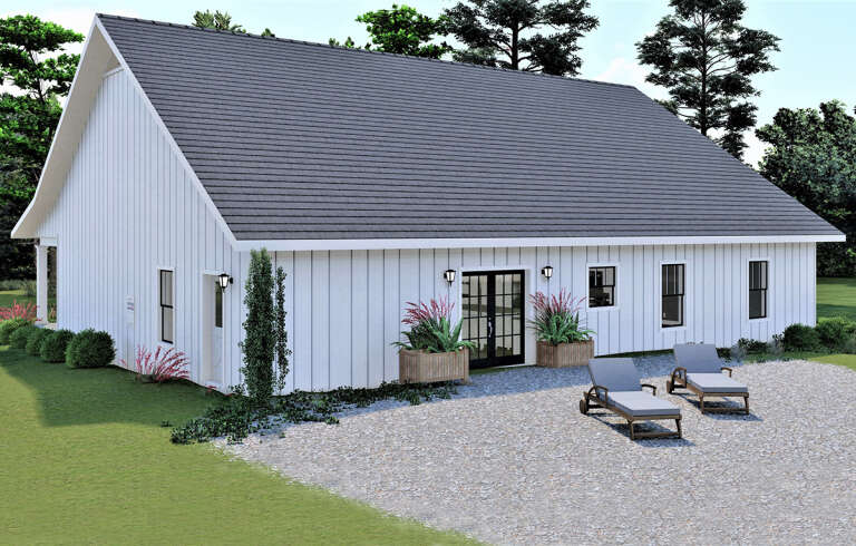 Modern Farmhouse House Plan #1776-00121 Elevation Photo
