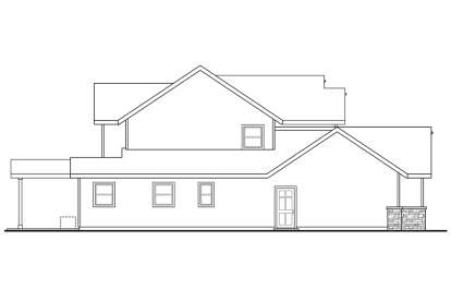 Craftsman House Plan #035-00899 Elevation Photo