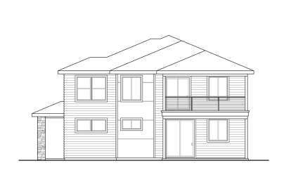 Contemporary House Plan #035-00902 Elevation Photo