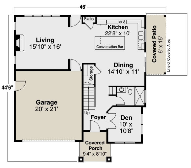 House Plan House Plan #25560 Drawing 1