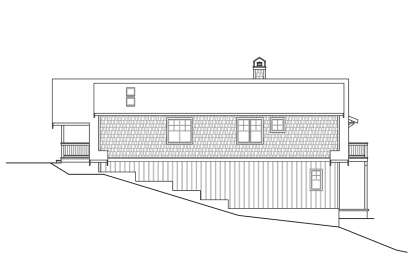 Lake Front House Plan #035-00903 Elevation Photo