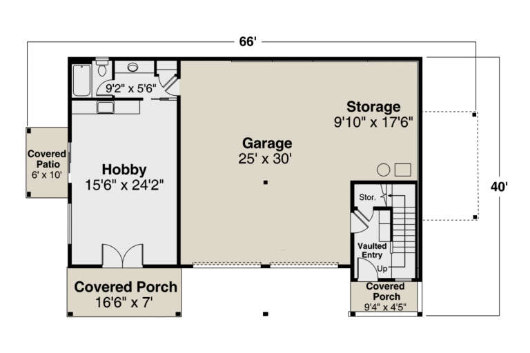 House Plan House Plan #25561 Drawing 1