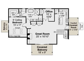 Second Floor for House Plan #035-00903