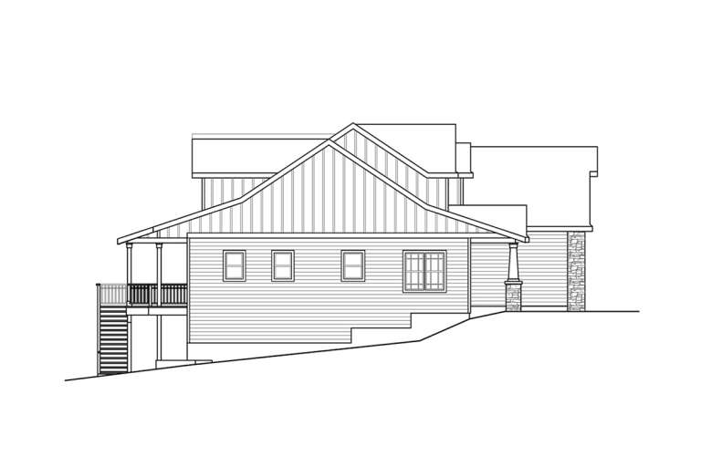Craftsman House Plan #035-00904 Elevation Photo