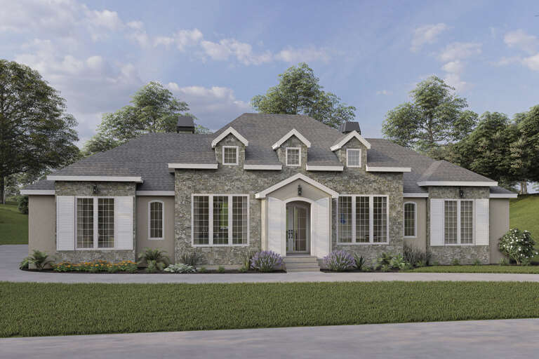 House Plan House Plan #25563 Front Elevation 