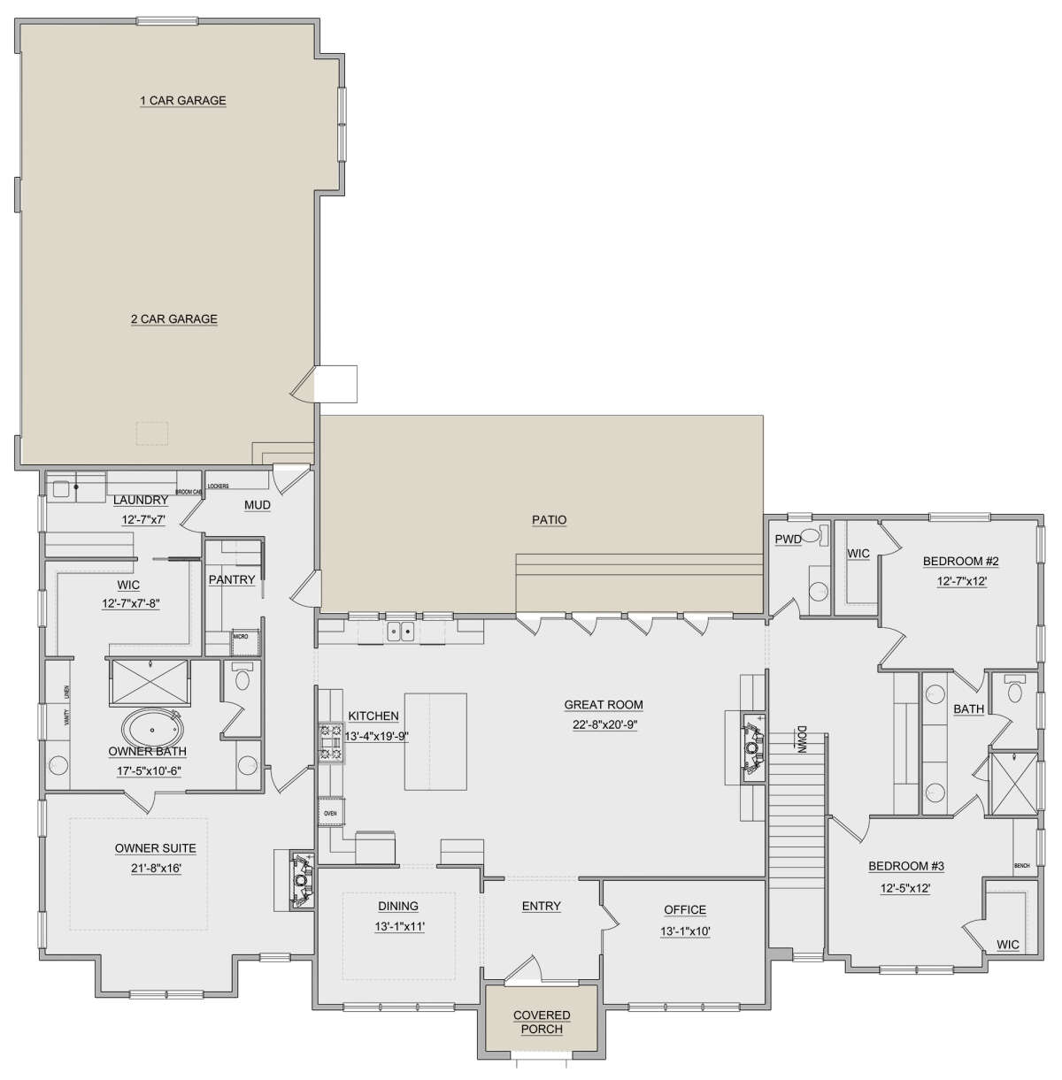Main Floor for House Plan #8768-00006
