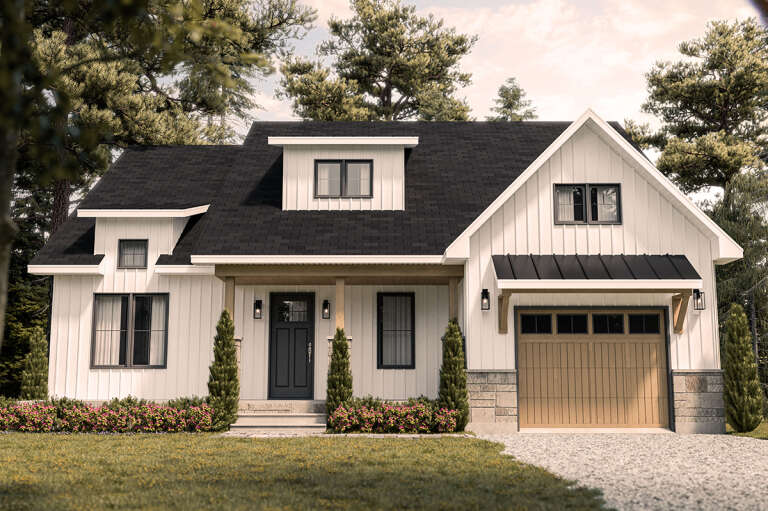 House Plan House Plan #25564 Front Elevation 
