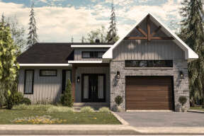 Craftsman House Plan #034-01292 Elevation Photo