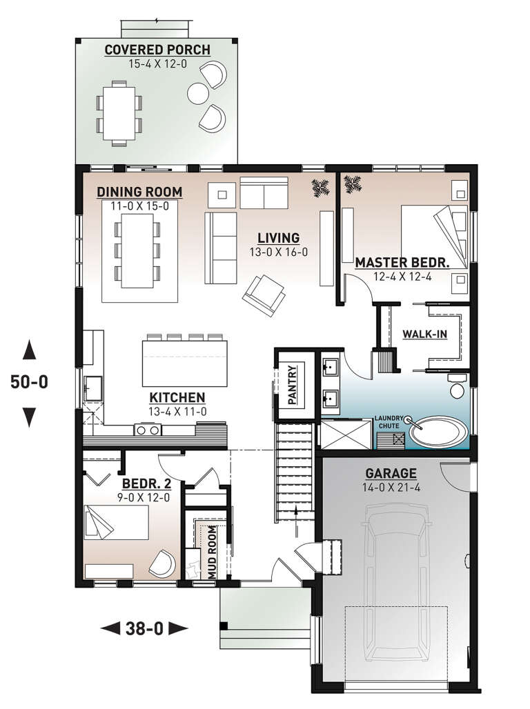 House Plan House Plan #25566 Drawing 1