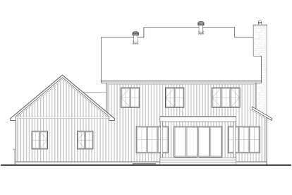 Modern Farmhouse House Plan #034-01293 Elevation Photo