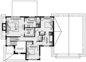 Second Floor for House Plan #034-01293