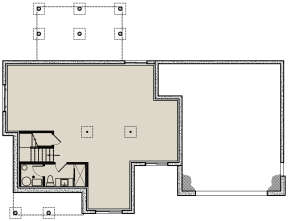 Basement for House Plan #034-01293