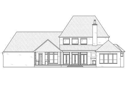 European House Plan #4534-00058 Elevation Photo