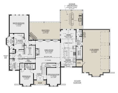House Plan House Plan #25569 Drawing 1
