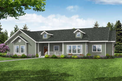 Country House Plan #035-00905 Elevation Photo