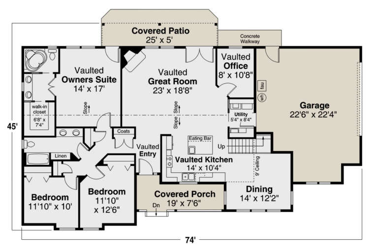 House Plan House Plan #25570 Drawing 1