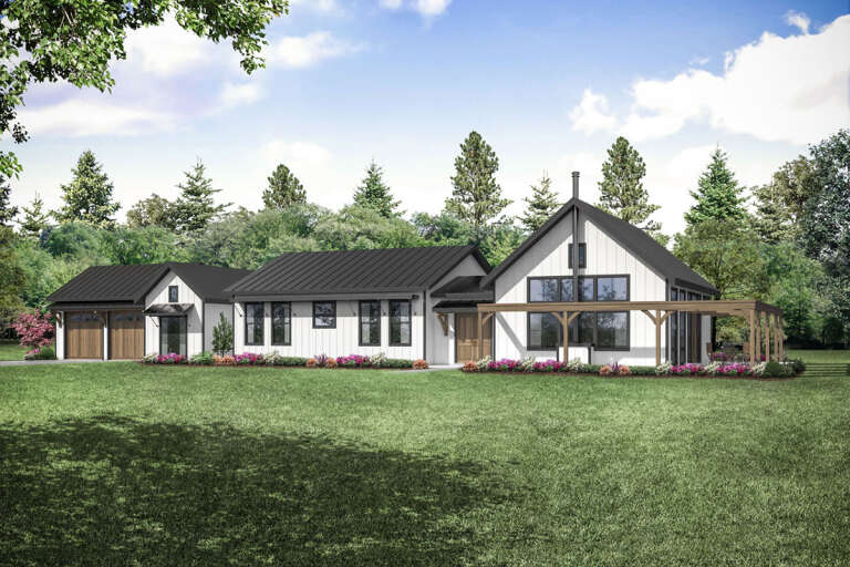 Farmhouse House Plan #035-00906 Elevation Photo