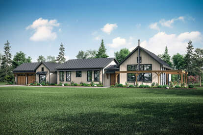 4 Bed, 2 Bath, 3259 Square Foot House Plan - #035-00906