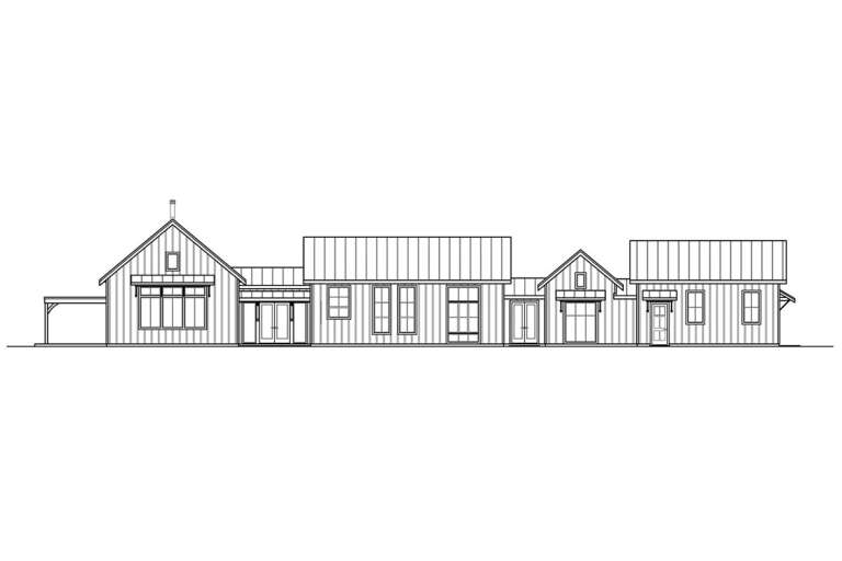 Farmhouse House Plan #035-00906 Elevation Photo