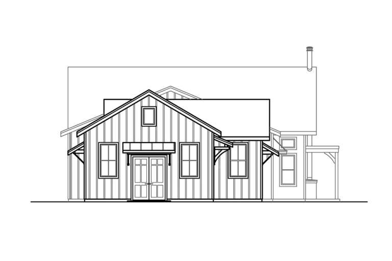 Farmhouse House Plan #035-00906 Elevation Photo
