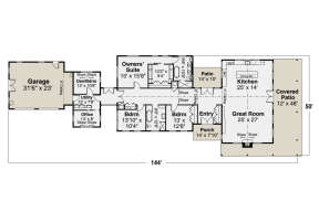 Main Floor for House Plan #035-00906
