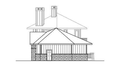 Lake Front House Plan #035-00907 Elevation Photo