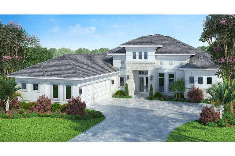 House Plan House Plan #25574 Front Elevation 