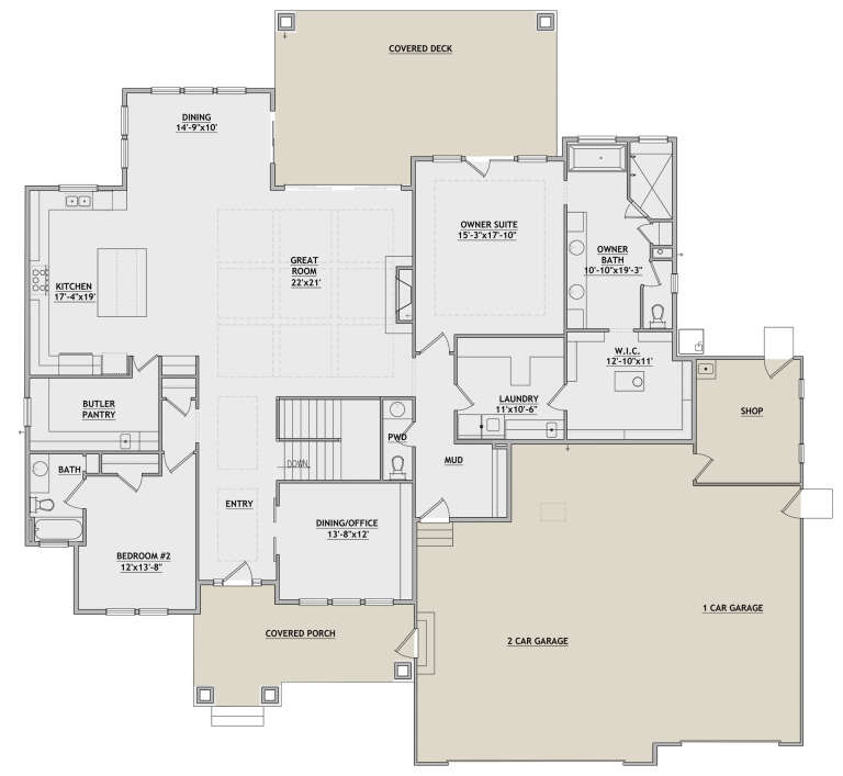 House Plan House Plan #25575 Drawing 1