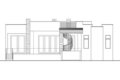 Contemporary House Plan #5565-00035 Elevation Photo