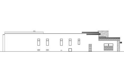 Contemporary House Plan #5565-00035 Elevation Photo