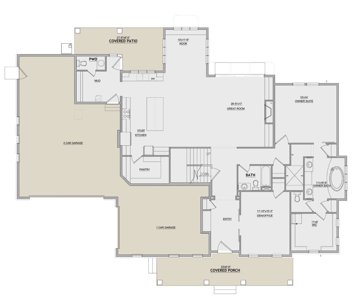 Main Floor for House Plan #8768-00008