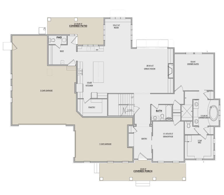 House Plan House Plan #25578 Drawing 1