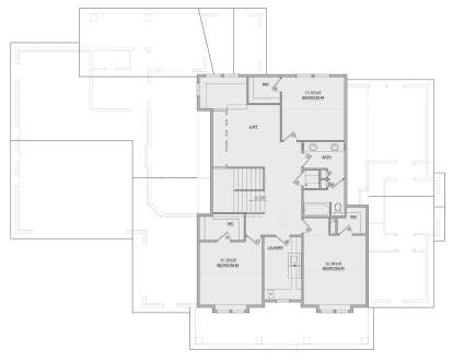 Second Floor for House Plan #8768-00008