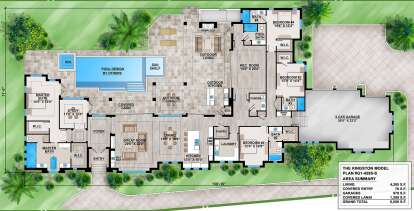 Main Floor for House Plan #5565-00038