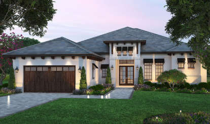 Florida House Plan #5565-00046 Elevation Photo