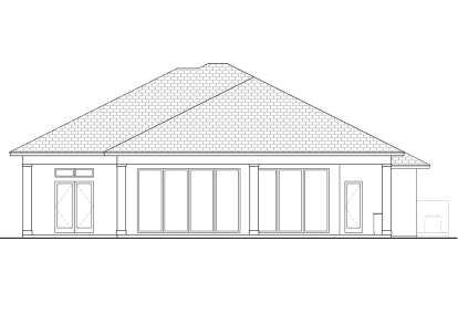 Florida House Plan #5565-00046 Elevation Photo