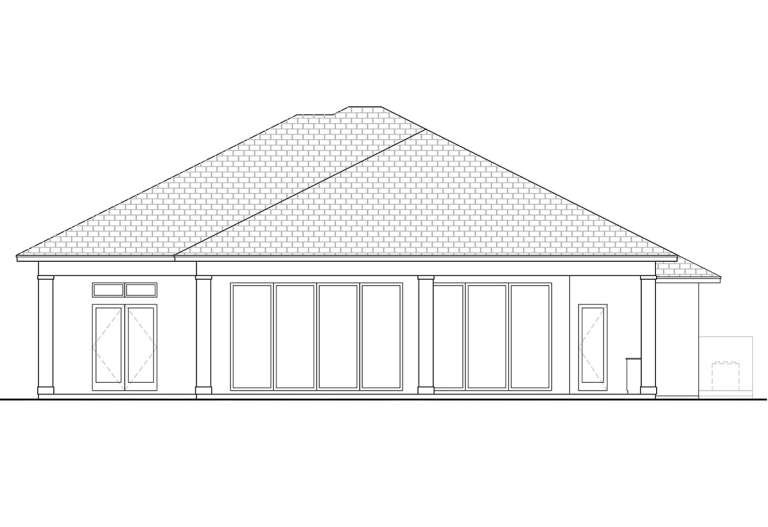 Florida House Plan #5565-00046 Elevation Photo