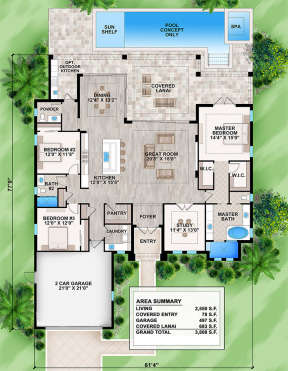 Main Floor for House Plan #5565-00046