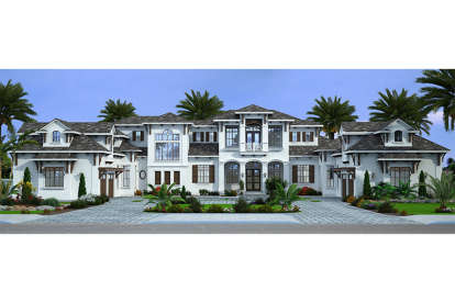 7 Bed, 8 Bath, 8285 Square Foot House Plan - #5565-00047