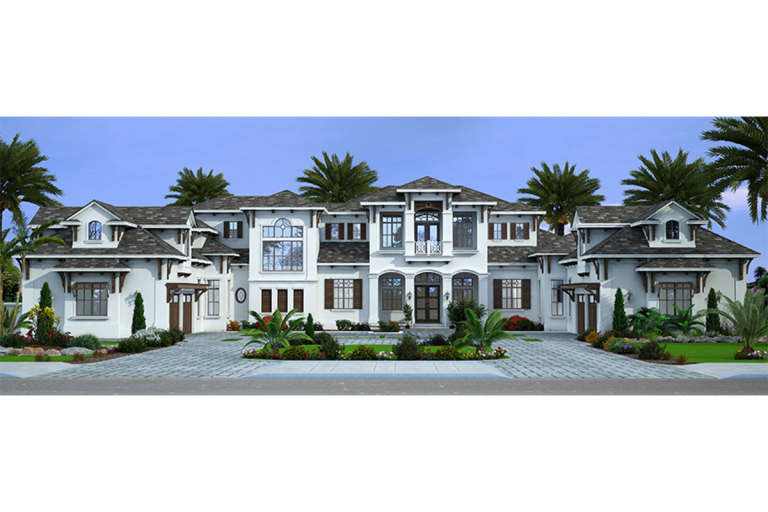 Luxury House Plan #5565-00047 Elevation Photo