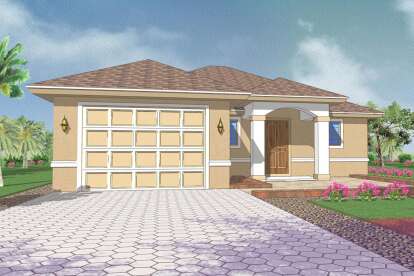 House Plan House Plan #25593 Front Elevation 