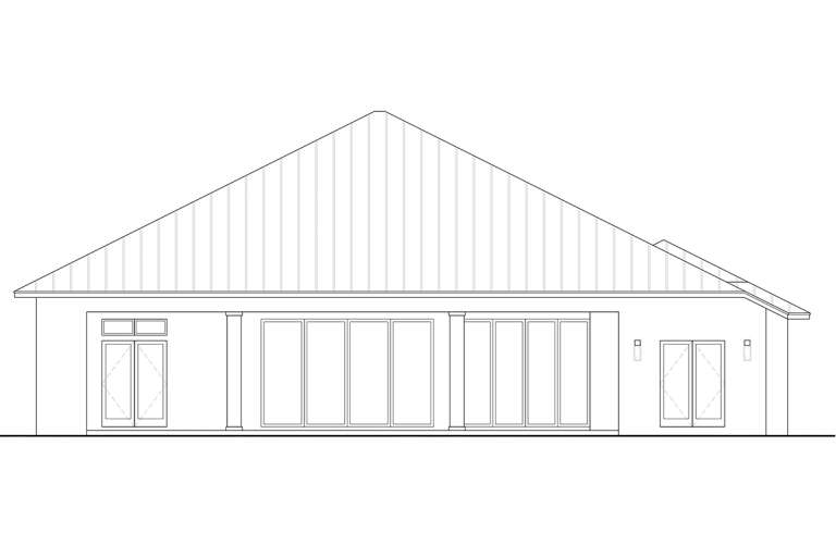 Contemporary House Plan #5565-00052 Elevation Photo
