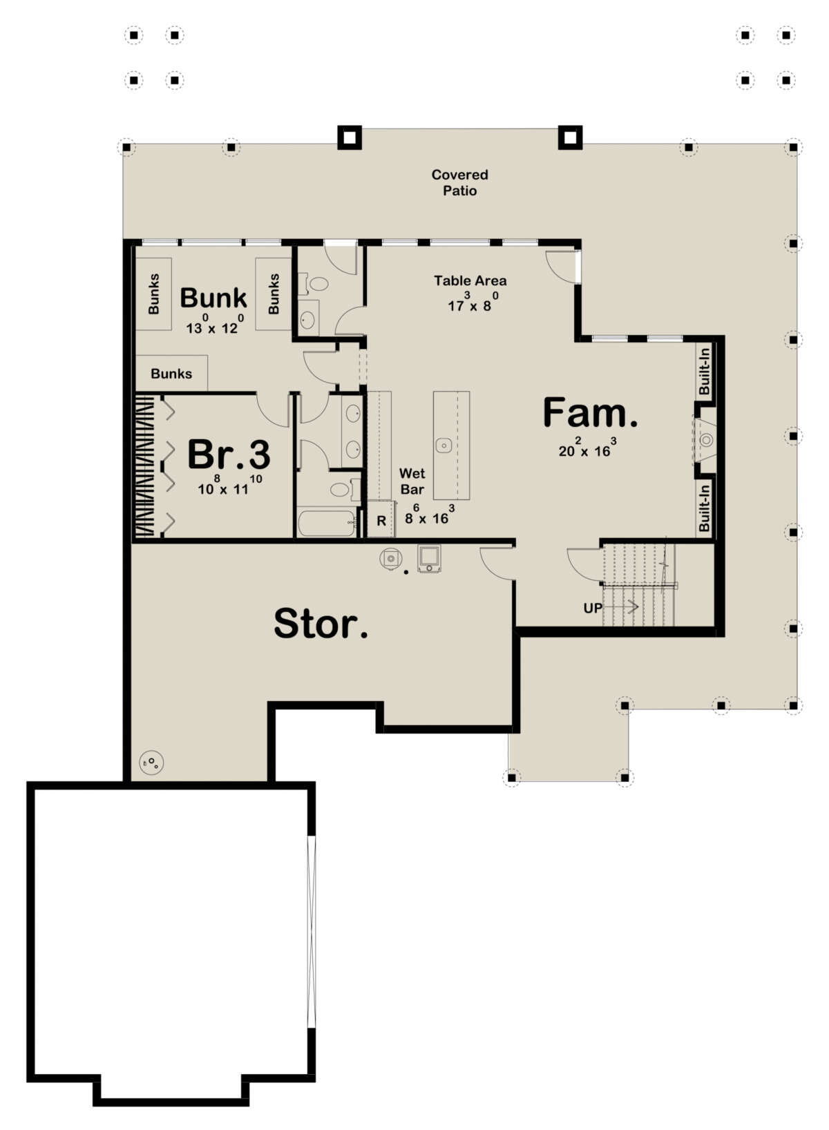 Basement for House Plan #963-00563