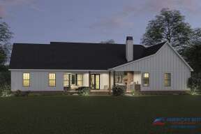 Modern Farmhouse House Plan #4534-00059 Elevation Photo