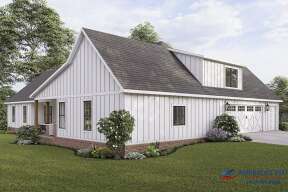 Modern Farmhouse House Plan #4534-00059 Elevation Photo